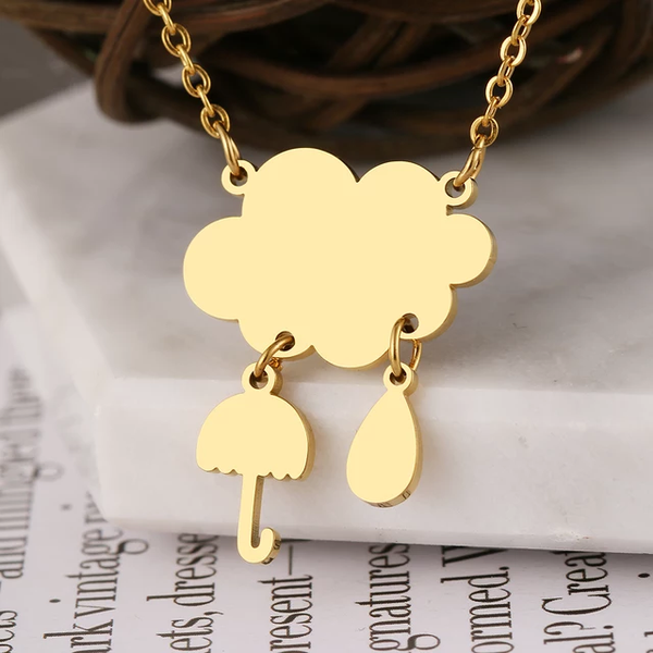 Cloudy and Rainy Necklace