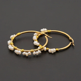 Freshwater Pearl Trendy Hoops