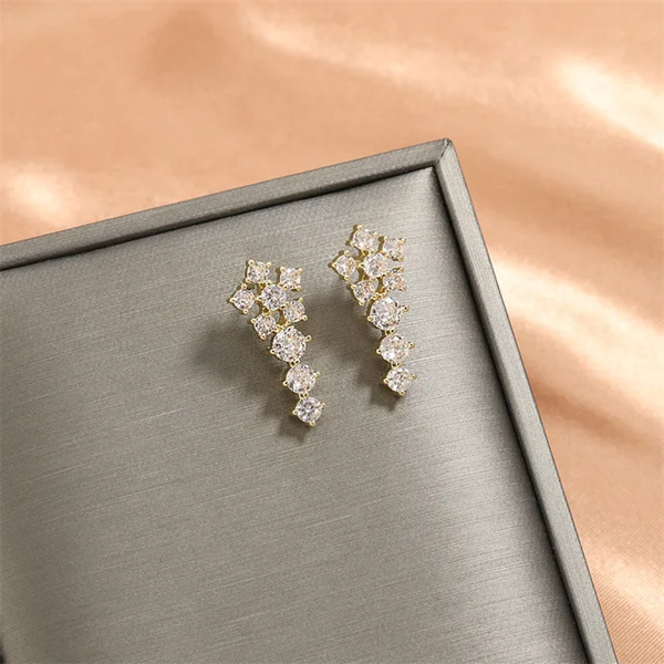 Zircon Flower Studs