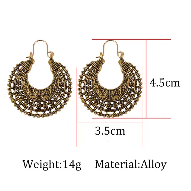 Antique Gold Earrings