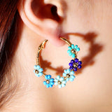 Daisy Beaded Earrings