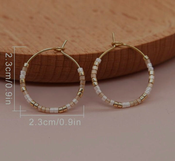 Beach Style Hoop Earrings