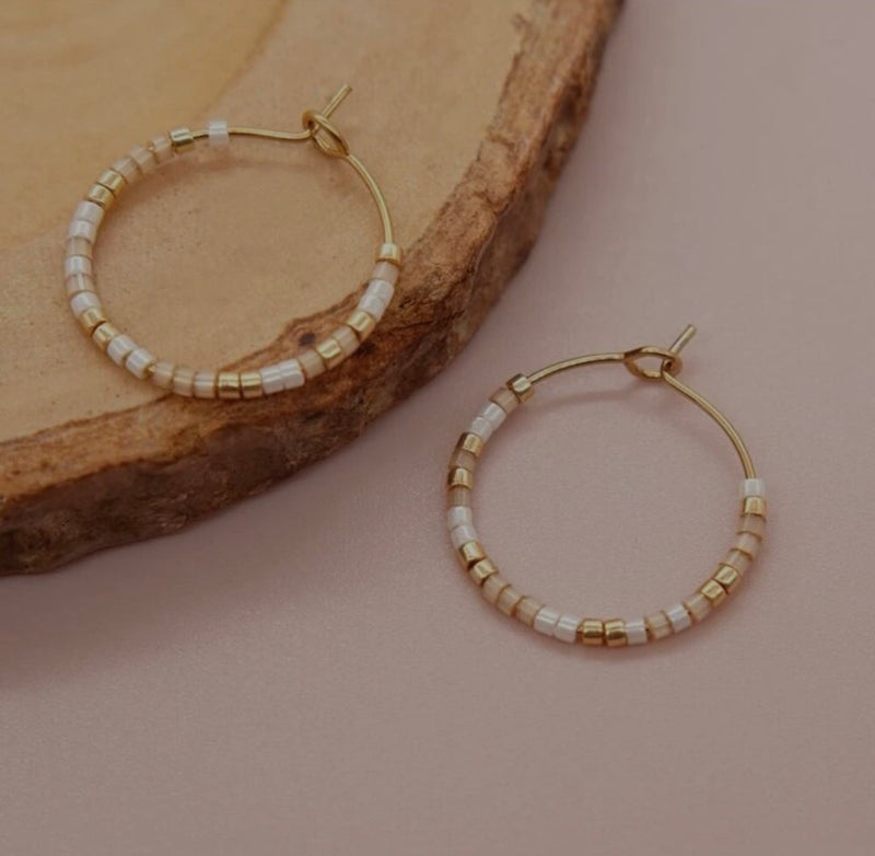 Beach Style Hoop Earrings