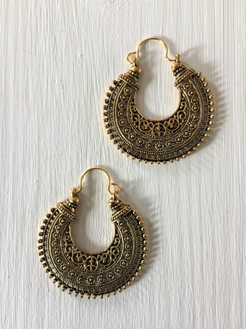 Antique Gold Earrings