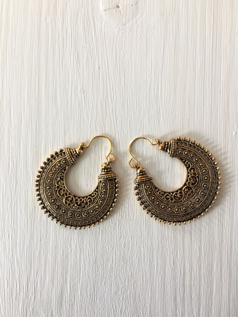 Antique Gold Earrings