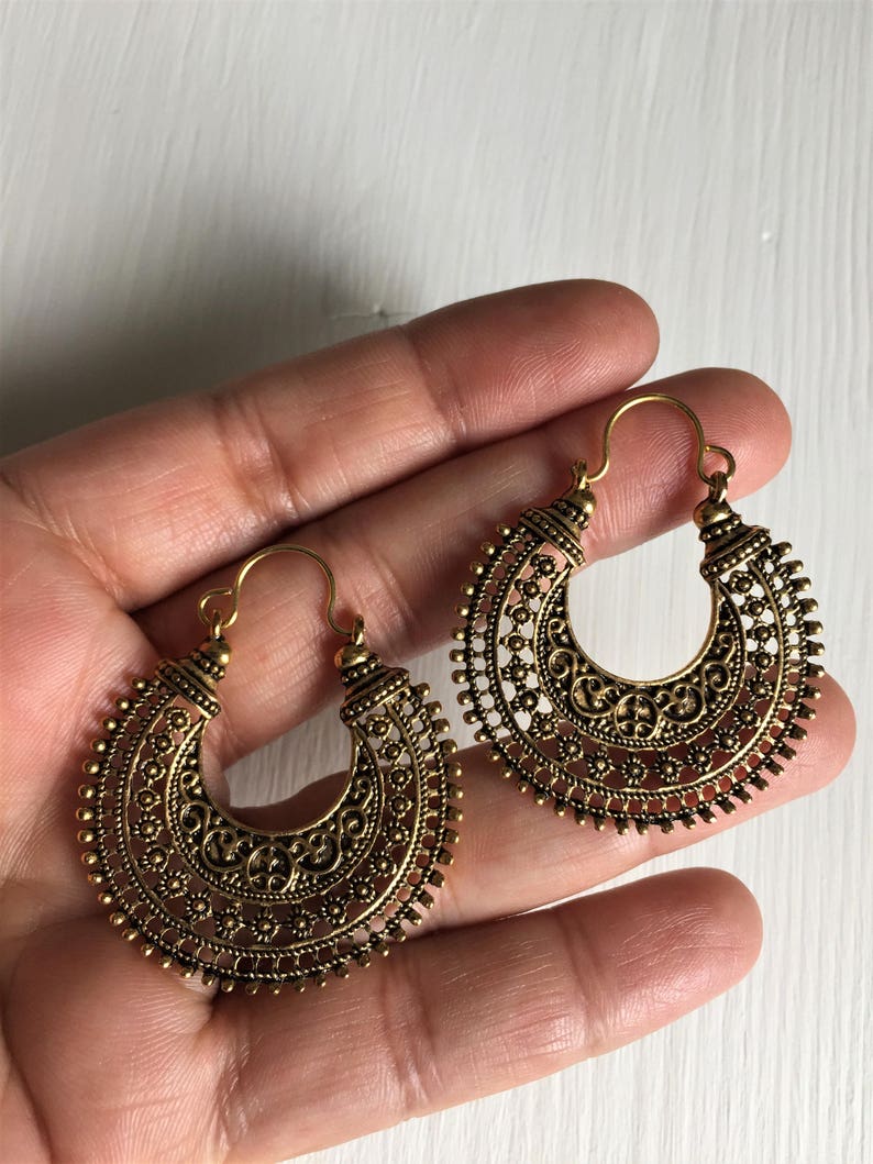 Antique Gold Earrings