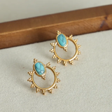 Turquoise Stone Earrings